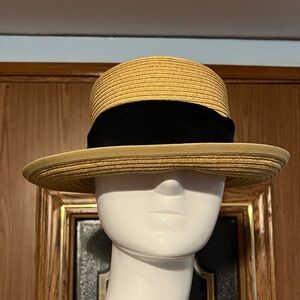 Stylish Tan and Black Women's Hat